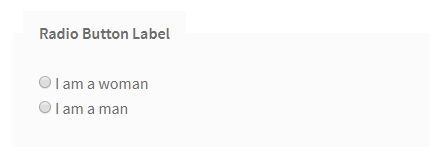 Radio button field with or after you remove additional information in WooCommerce