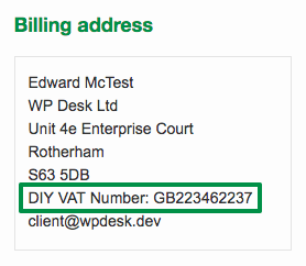 VAT Number in WooCommerce Emails - DIY Method