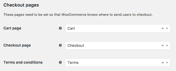 WooCommerce Checkout Pages