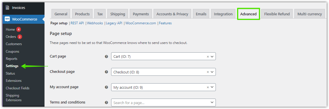 The My Account Page - WooCommerce