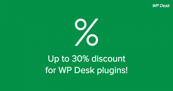 30% summer sale without WP Desk coupon