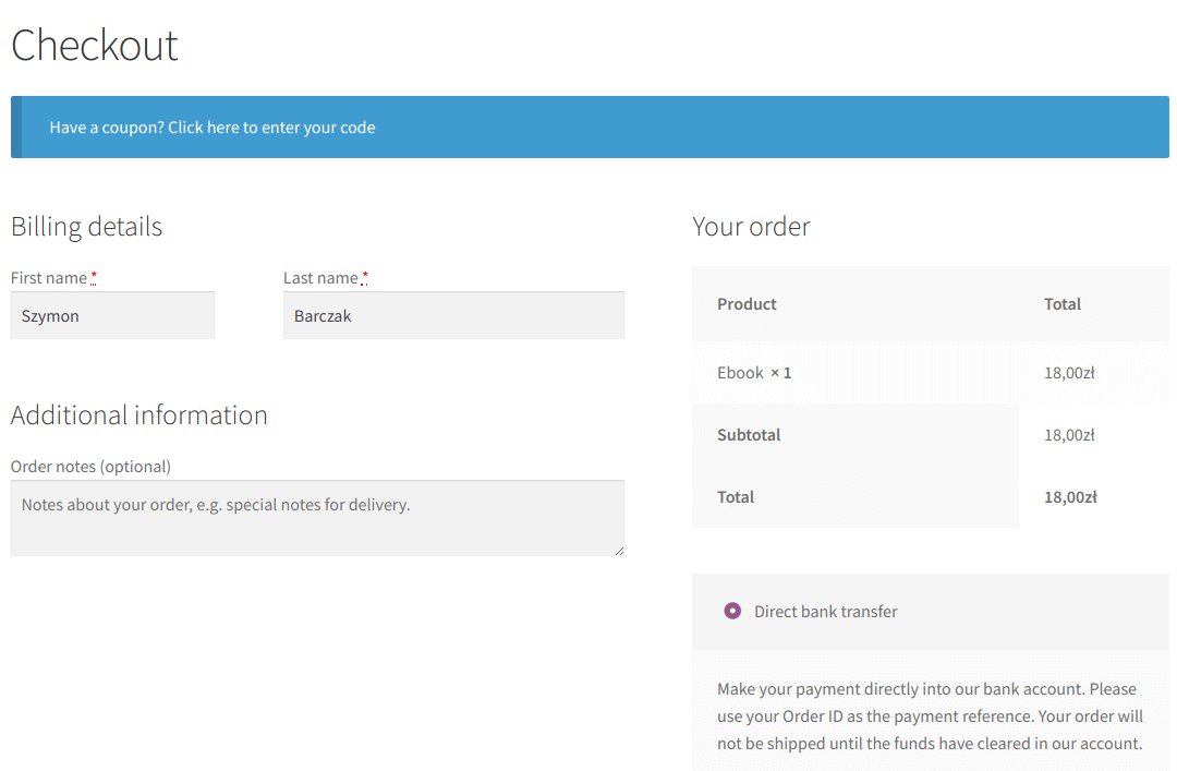 WooCommerce Checkout for Digital Goods & how to temporarily disable it