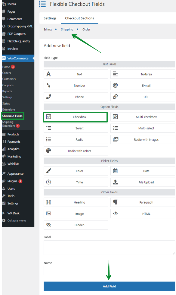 Customize WooCommerce Checkout Page - Custom fields (free plugin)