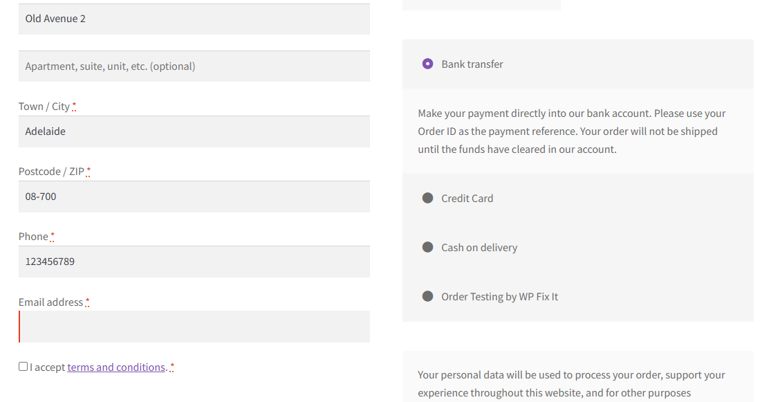 Add a new checkbox in the WooCommerce checkout page with a free plugin
