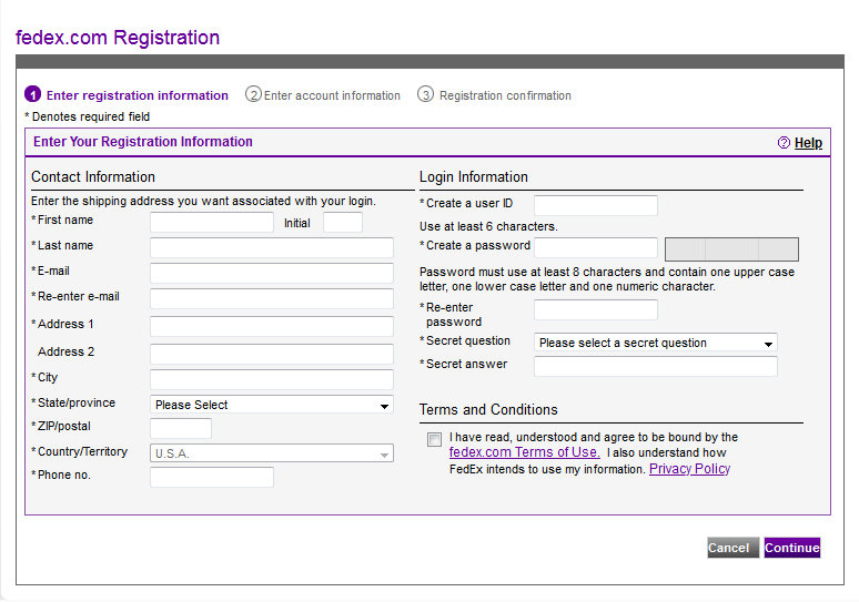 FedEx How to create an account? Octolize plugins documentation