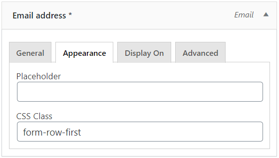 First confirm email address field