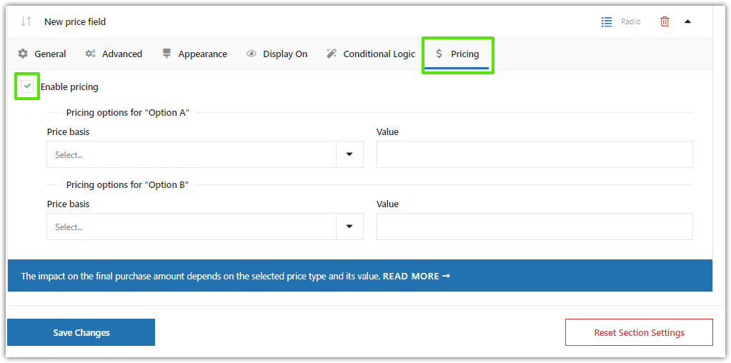 WooCommerce change checkout total price