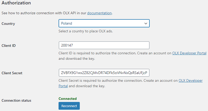 OLX Developer Portal - Getting access to API