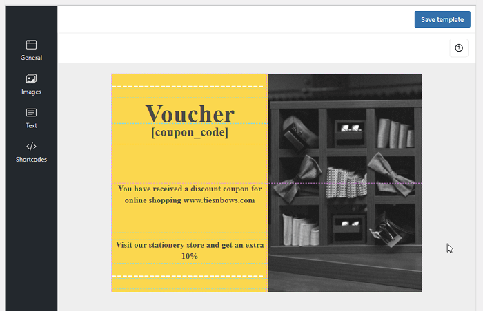 Woocommerce gift voucher package for variations