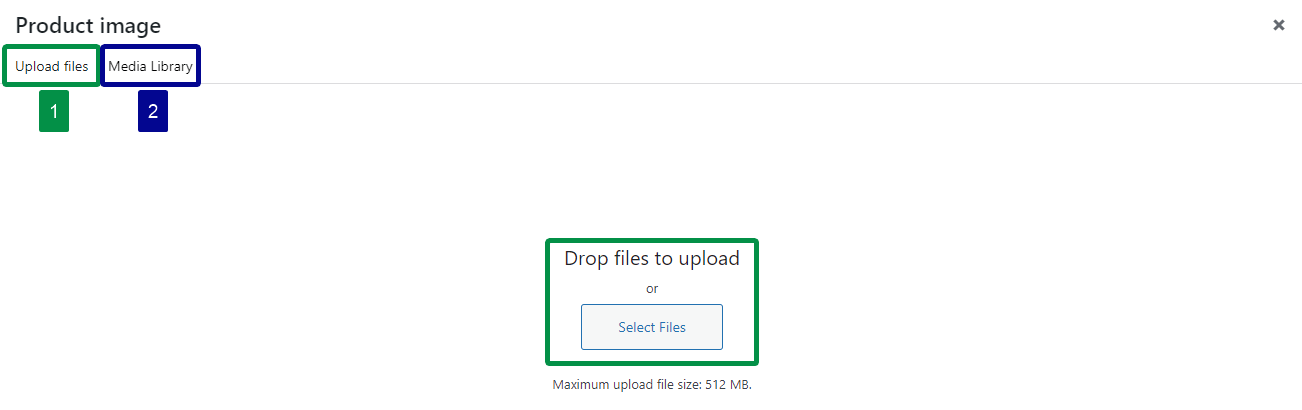 WooCommerce upload images to products - use media library images
