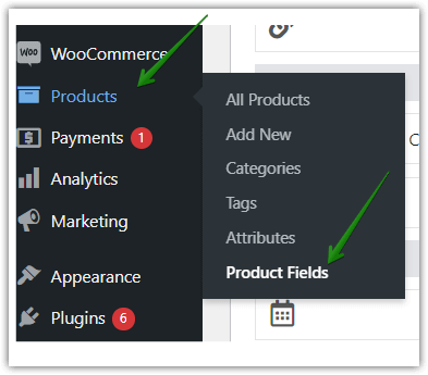 Flexible Product Fields in WordPress dashboard