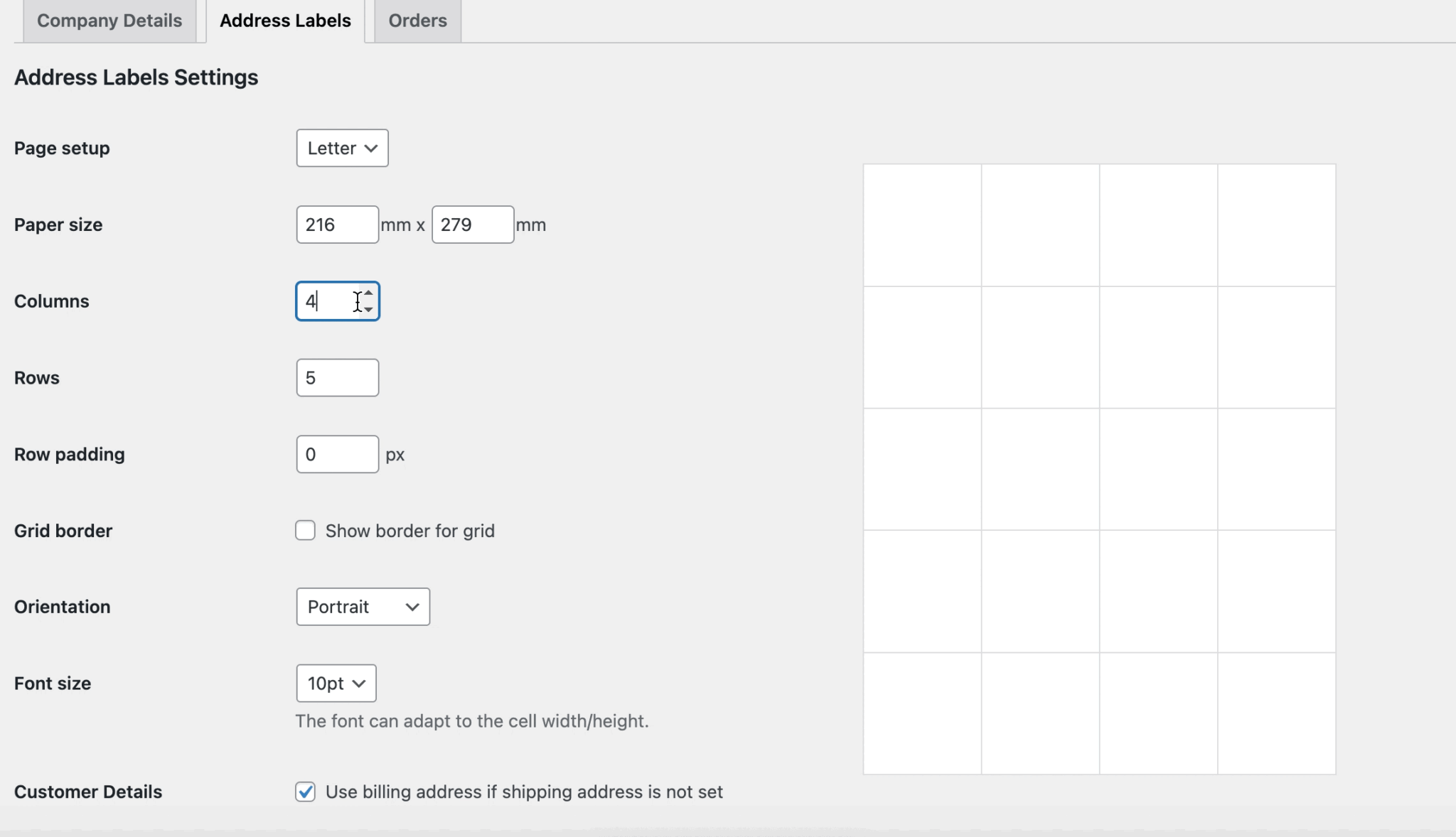 Print Orders and Address Labels WooCommerce (plugin)