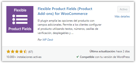 Personalizar productos WooCommerce