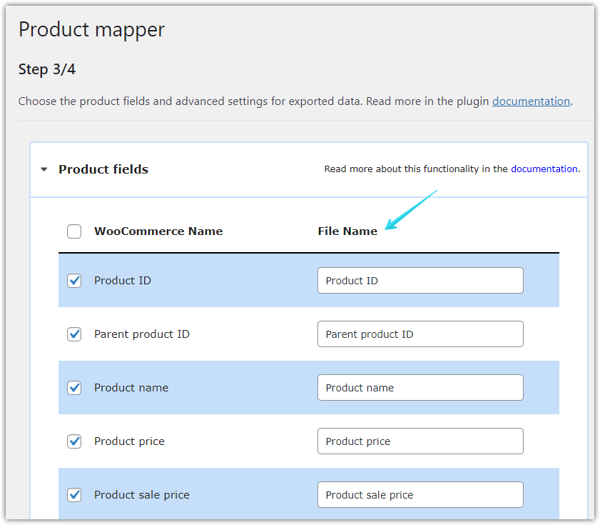 Export WooCommerce products to another site