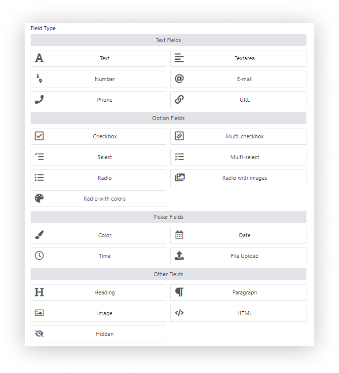 Flexible Checkout Fields for WooCommerce - field types