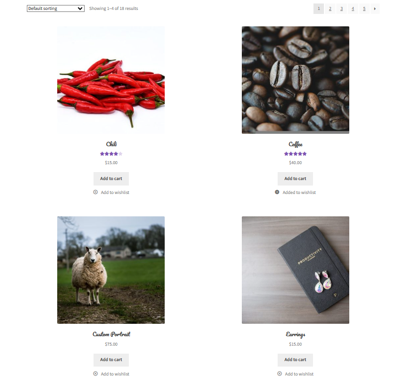 WooCommerce products with pagination based on a custom shortcode