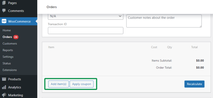 WooCommerce manual order - quick guide!
