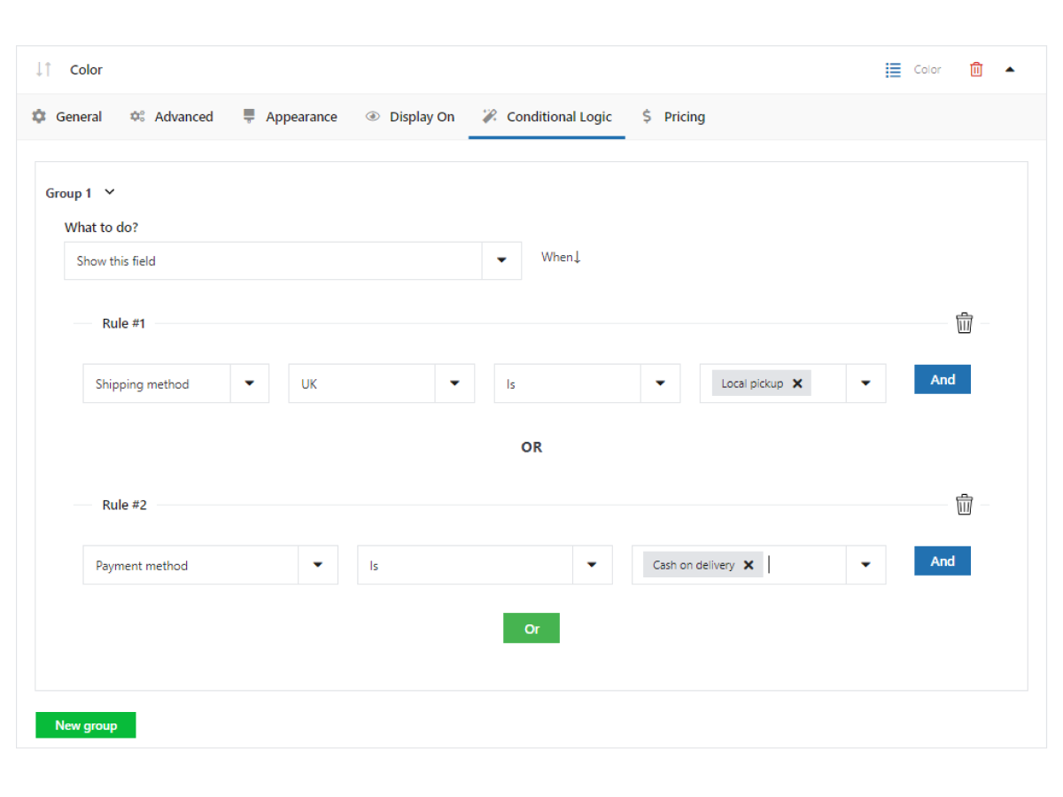 Add Conditional Logic to Checkout Fields