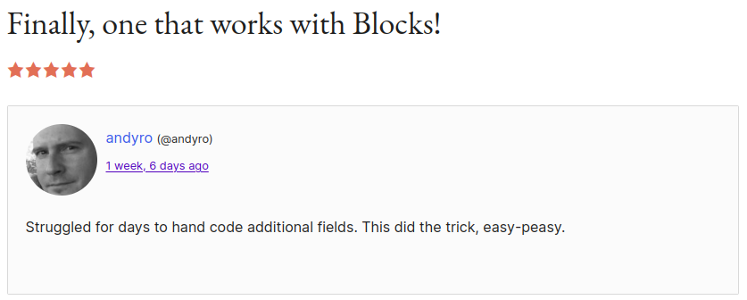 Checkout Fields for Blocks