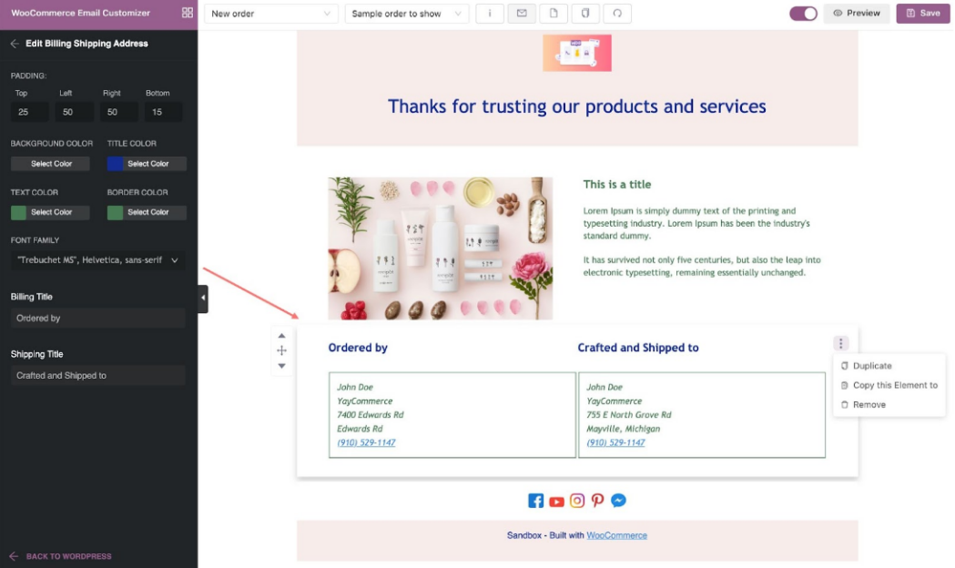YayMail use case example