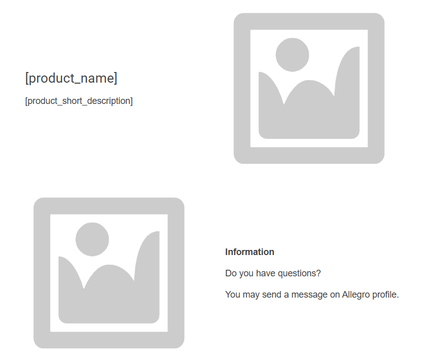 Description template first example