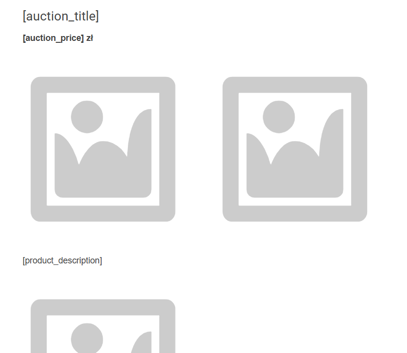 Description template forth example