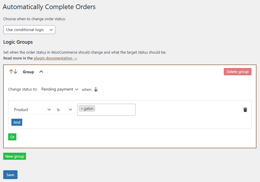 Automatic payment status after successful payment