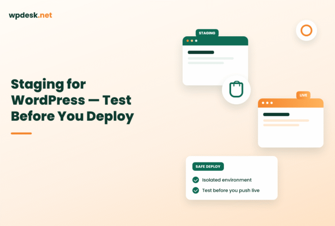 WooCommerce staging environment for safely testing store changes