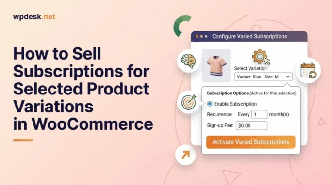 Subscription enabled for a selected product variation in WooCommerce