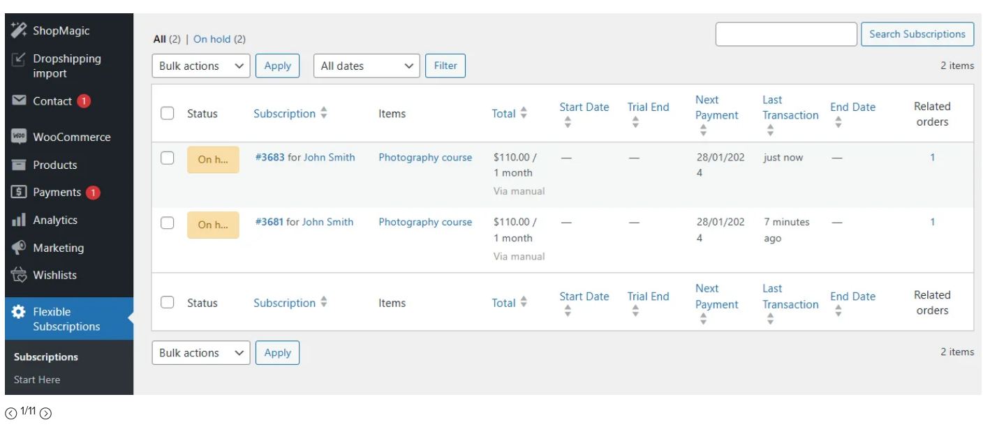 Subscription renewal stopped because the product is out of stock in WooCommerce
